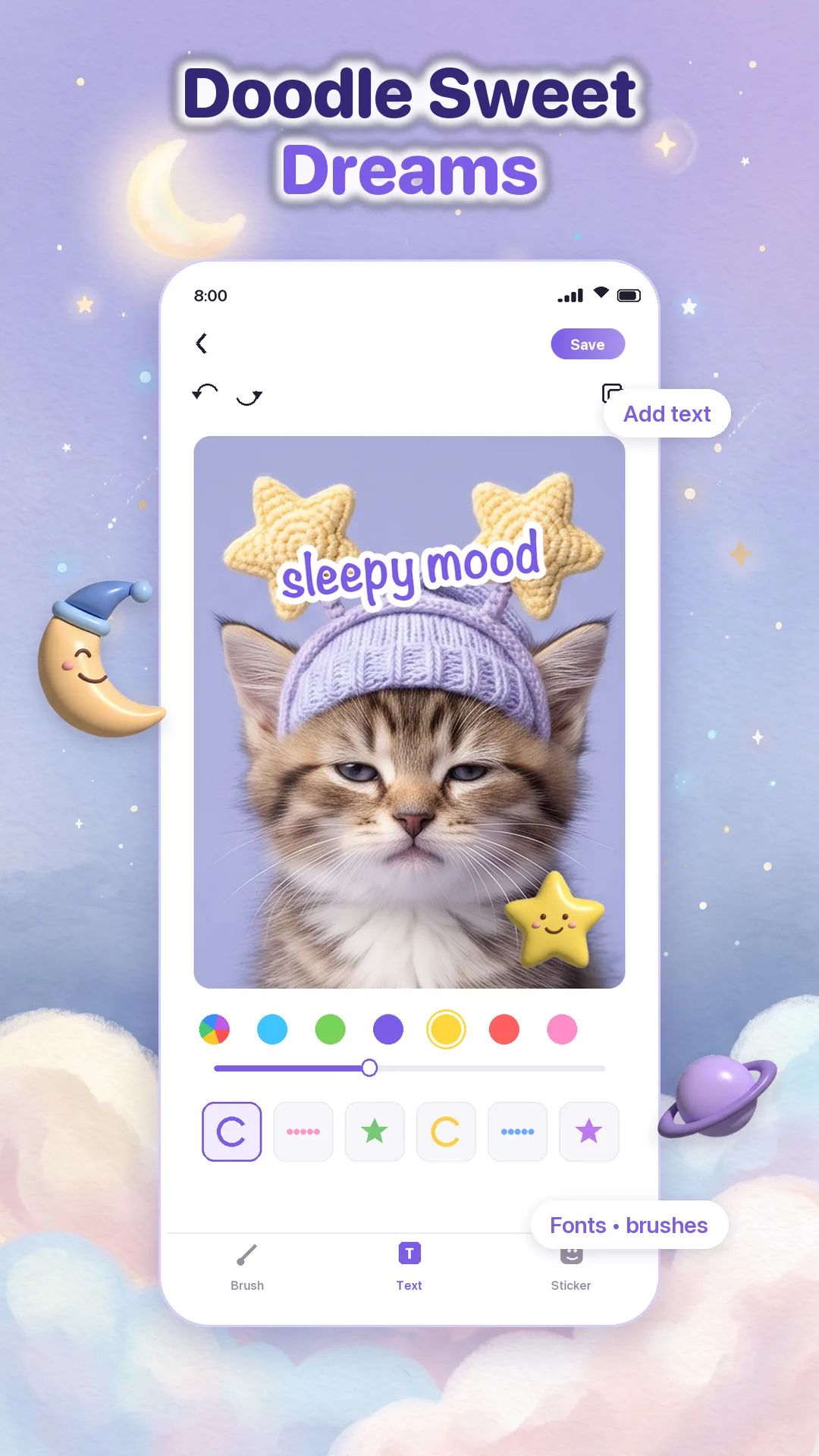 Moonsy screen